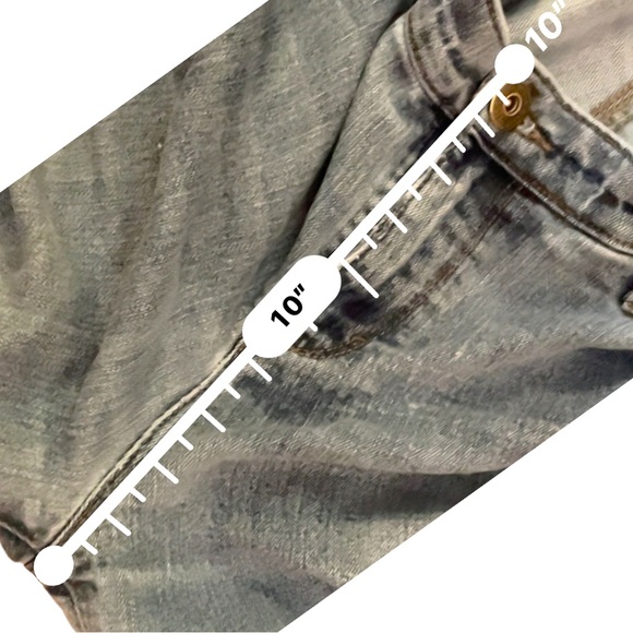 STYLE & CO DENIM Women's Distressed Denim Boyfriend Style Jeans Size 14P - Picture 6 of 10